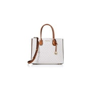 Michael Kors Mercer Ladies Large Vanilla Canvas Shoulder Bag 30F8GM9T7B150