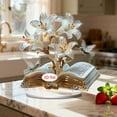 thumbnail image 1 of LSLJS Book Flower Acrylic Ornament, 1 of 3