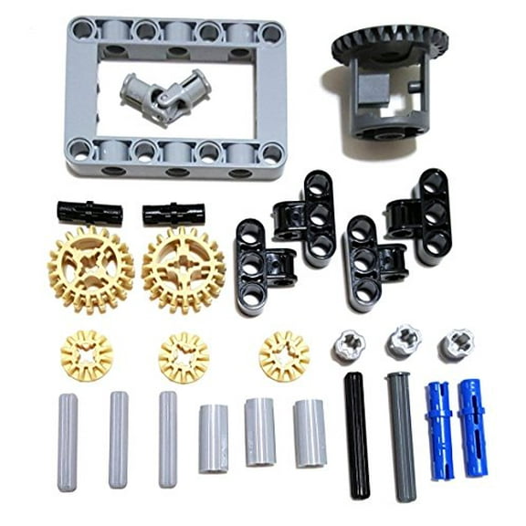LEGO Technic Differential gear box kit (gears, pins, axles, connectors) 27 pieces