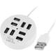 thumbnail image 4 of 8-port Box Multi-data Transmission Usb 2.0 Hub Round Multi-port Distributor Adapter (white), 4 of 5
