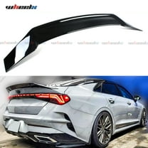 Rear Trunk Spoiler Compatible with 2021-2024 KIA K5 LX LXS GT EX, R Style Duckbill Spoiler Fits for 21-24, Exterior High Kick Tail Deck Lid Wing Lip (Glossy Black)