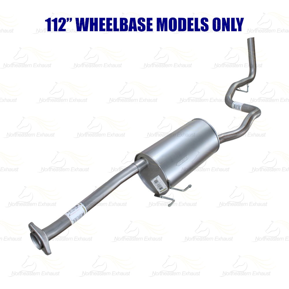Northeastern Exhaust | Stainless Steel Intermediate Pipe, Muffler & Tail Pipe Exhaust System Kit Compatible for Mazda B3000 2004-2011 3.0L 112" WB | Truck | Direct-Fit