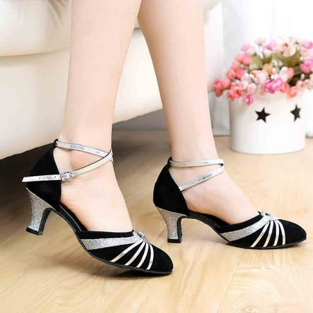 

TUTUnaumb Autumn & Winter Hot Sale Clearance Women S Rumba Waltz Prom Ballroom Latin Salsa Dance Shoes Square Dance Shoes Boots and Shoes-Silver