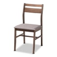 thumbnail image 4 of Bowery Hill 5-Piece Wood Dining Set in Gray and Dark Walnut Brown, 4 of 8