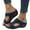 Dark Blue, variant on Oyedens Womens Sandals Plantar Fasciitis Support Wide Width Beach Sandals Comfort Orthotic Slides