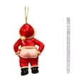 thumbnail image 1 of Adornos navideños, adornos navideños, regalos navideños, adorno colgante de acrílico de Papá Noel para interior de coche, llavero, mochila, decoración para decorar, 1 of 3