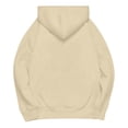 thumbnail image 5 of Women'S Oversized Hooded Sweatshirt, Cozy Plush Drop Shoulder Long Sleeve, Winter Warm Fleece Pullover, Casual Streetwear Wrm Y2K Halloween Costumes Mom Sweatshirt Shirts (L, Beige) ZMTing, 5 of 5