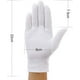 thumbnail image 3 of pares de guantes de tela de algodón, blancos, Ormromra QH-128, 3 of 3