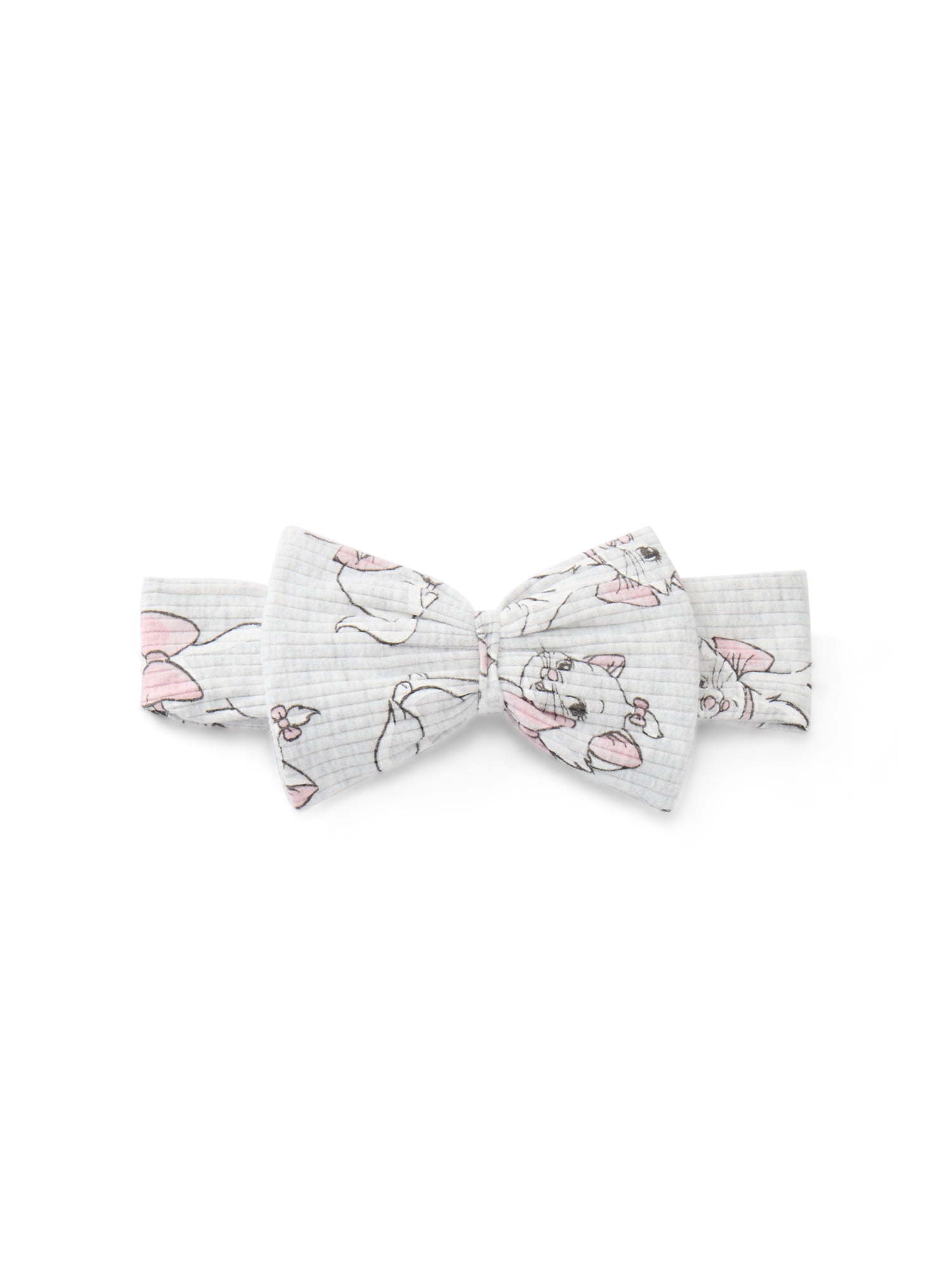 The Aristocats Marie Baby Girls Graphic Tulle Sweatshirt and Printed Leggings with Bow Headband Set, 3-Piece, Sizes 0/3M-24M