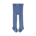 thumbnail image 4 of SERTGUTR Girls' Ribbed Tights Footed Leggings Stretch Pull-On Full Length Knit Dance Base Pants Casual School Everyday Wear, 4 of 5