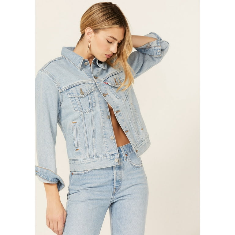 Levi's women's ex boyfriend trucker jacket clearance