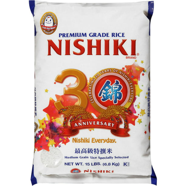 Nishiki Premium Rice Medium Grain, 240 Oz