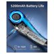 thumbnail image 5 of Neck Fan, Personal Fan with LED Display, Rechargeable 3600mAh 3 Speed Adjustment USB Fan for Home,T, 5 of 5
