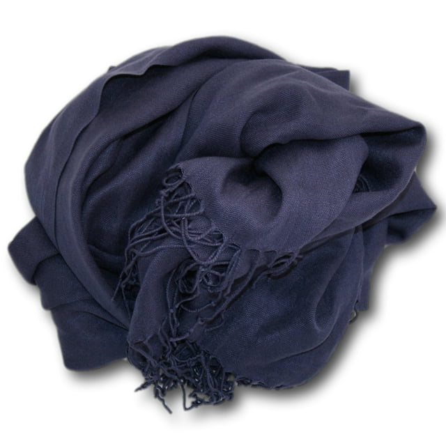 Pashmina-Style Shawl 26 in wide by 72 in long Violets Can Be Blue