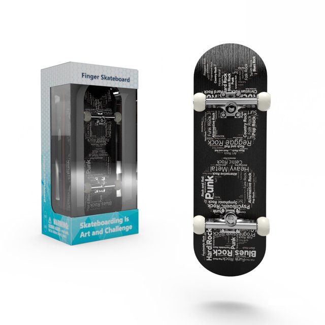 Monopatín profesional para dedos, mini monopatín para dedos, juguetes Finger-Board con pegatinas
