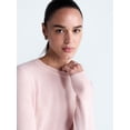 thumbnail image 5 of Free Assembly Women's and Women's Plus Cashmere Sweater with Long Sleeves, Sizes XS-4X, 5 of 6