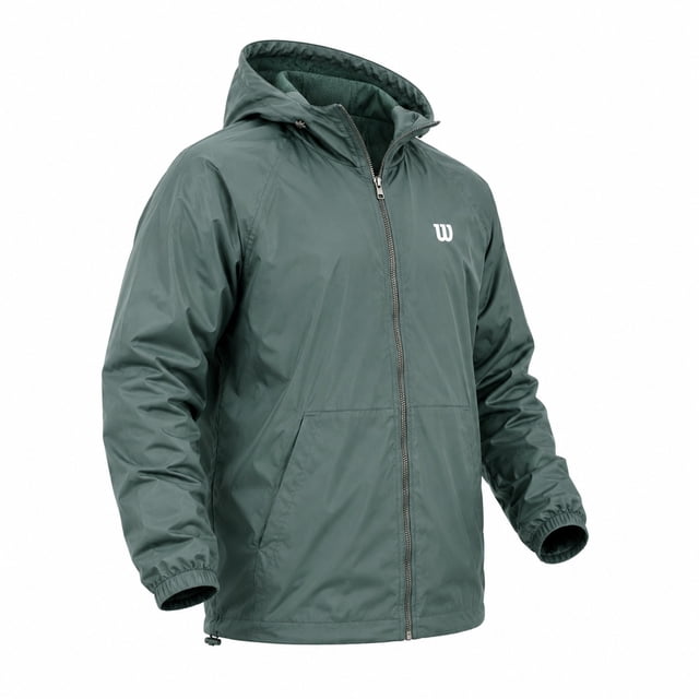 Chamarra Deportiva Wilson para Hombre Velocity Rompevientos Color Verde Talla G