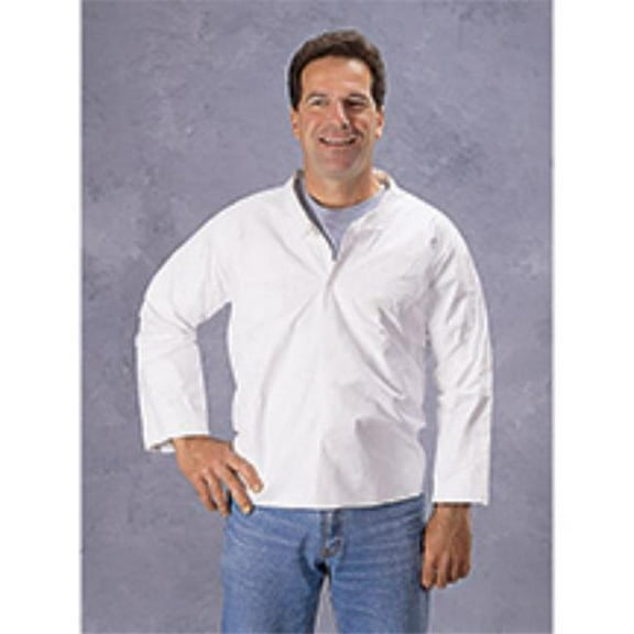 Lakeland LKD-CTL201-2XL Long Sleeve Disposable Shirt - White - 2XL