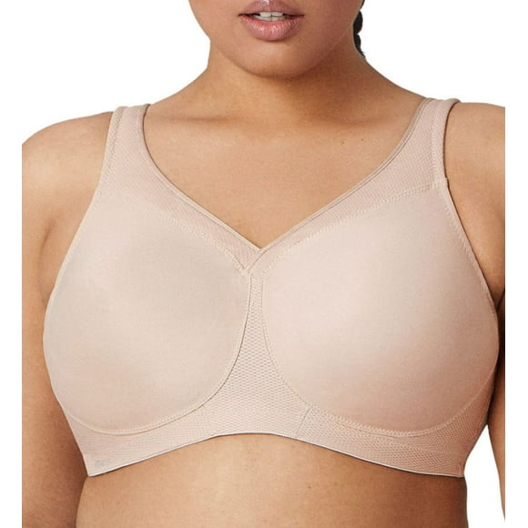 Women's Glamorise 1006 The Ultimate Full Figure Soft Cup Sports Bra (Cafe 40H)