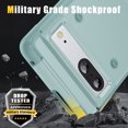 thumbnail image 7 of for Google Pixel 7 Case, Luxury Anti-falling Shockproof Hybrid Military Grade Cover W / Built-in Kickstand | Ultimate Drop Protection for Google Pixel 7, Mint, 7 of 7