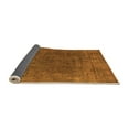 thumbnail image 2 of Ahgly Company Indoor Rectangle Abstract Orange Modern Area Rugs, 2' x 4', 2 of 4