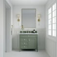 thumbnail image 5 of James Martin Vanities 36" Single Vanity, Smokey Celadon w/ 3 CM Carrara Marble Top, 5 of 7