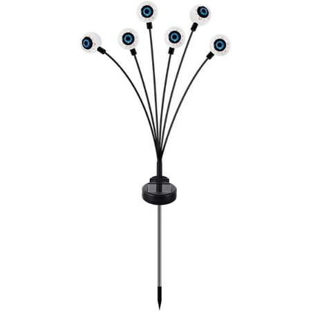 

ZAGHNRENJ Solar Garden Light IP65 Waterproof Solar Eyeball Stake Light Halloween Decoration Solar Swaying Lights 2 Modes for Yard Porch Patio Pathway Decor (1P Green Light) ABM-1918