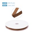 thumbnail image 2 of Uxcell Velvet Ribbon Single Face Spool Silky Velvet Fabric for Bouquets DIY Crafts Gift Wrapping Wedding Party Brown 9/16" x 25 Yard, 2 of 5