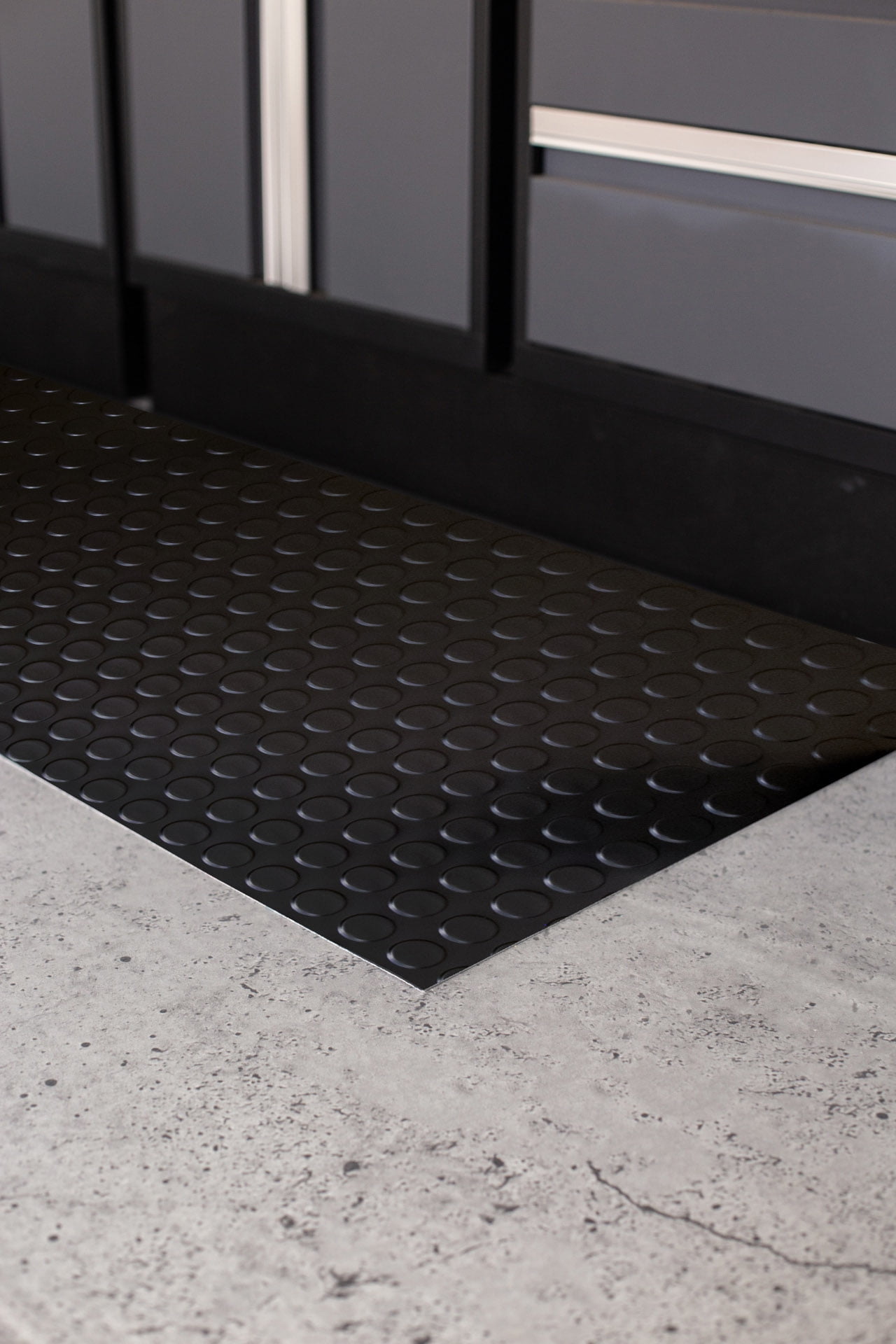 G-Floor 27 in. Wide Coin Pattern Vinyl Performance Garage Runner