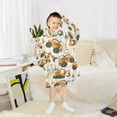 thumbnail image 6 of joogoo Wearable Blanket Hoodie for Cartoon Vehicles Trucks Flannel Sherpa Pocket 3-14 YR S, 6 of 7
