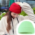 thumbnail image 3 of Guardurnaity Sombreros para mujer Sombreros simples Accesorio de ropa Sombreros para adultos Gorros Gorros Gorro de punto grueso para al aire Type3 NO3, 3 of 5