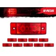 thumbnail image 1 of Set de 10 Plafones Laterales 16 Leds Estrobo Rojo TUNELIGHT-RENOVATIO, 1 of 3
