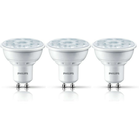 PHILIPS LED 50W Equiv. GU10 Warm Glow Indoor Flood Bulb, 2700K-2200K, 3