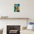 thumbnail image 2 of Stupell Industries Tropical Parrots in Jungle Animals & Insects Painting Unframed Art Print Wall Art, 10 x 15, 2 of 6