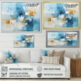 thumbnail image 4 of Designart "White Blue Sky Celestial composition" Modern Floater Framed Wall Art Print, 4 of 7