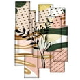 thumbnail image 2 of Bolokofsky, Ronald 15x18 White Modern Wood Framed Museum Art Print Titled - Abstract Collage 335, 2 of 4