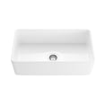 thumbnail image 1 of Napa - 30" Single Bowl Reversible Fireclay Apron Front Farmhouse Kitchen Sink - Glossy White, 1 of 4