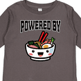thumbnail image 4 of Inktastic Powered By Ramen Cute Noodles Boys or Girls Long Sleeve Toddler T-Shirt, 4 of 5