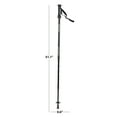 thumbnail image 2 of Outdoor Products Apex Trekking Walking Hiking Pole Set Aluminum, Black, New, 0.6 in, 2 of 10