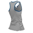 thumbnail image 3 of Women's-New Era  Silver Detroit Lions Lettuce Hem Notch Neck Tri-Blend Tank Top, 3 of 3
