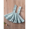 thumbnail image 3 of Cenuakty Baby Girls Suspender Skirt ,1T-6T Solid Color Sleeveless Backless Dress for All Year Round, 3 of 9