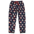 thumbnail image 4 of Disney Men's Mickey and Friends Santa Hat AOP Holiday Design Adult Lounge Sleep Pajama Pants with Elastic Waistband, 4 of 8