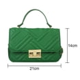 thumbnail image 2 of Medium Compartment Satchel Crossbody Bag Purse Handbag, 2 of 5