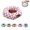 #C, variant on Dachshund Tunnel Bed, Collapsible Cave-Style Bed 34*10 In Flower Desig , Mall Dogs, Soft Plush Cave Bed with Covered Tunnel, Snuggle Bed for Dachshunds, Indoor Sleeping & Resting