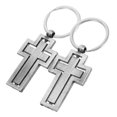 thumbnail image 1 of Rotating Cross Keychain Pendant Hollow Metal Keyring Holder for Bags, Purses, Wallets, Car Accessories, Christian Ornament, 1 of 1