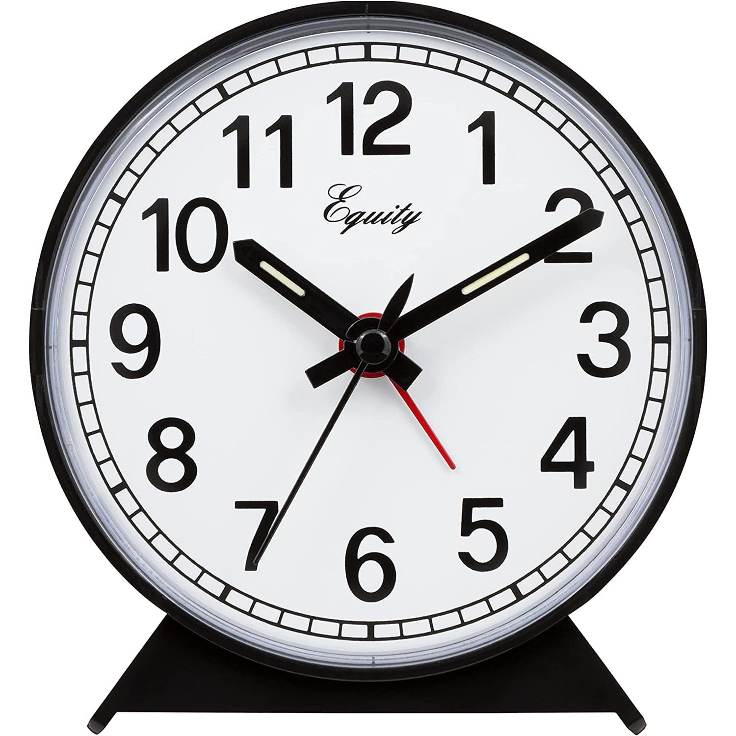 14075 Black Analog WindUp Alarm Clock, Loud Beep alarm