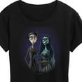 thumbnail image 3 of Corpse Bride - Haunted Groom & Bride - Women's Short Sleeve Graphic T-Shirt, 3 of 5
