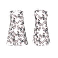 thumbnail image 7 of Honeii Bird Print Women's Sleeveless Dress, Loose Fit Casual Dress for Women, Summer Fashion Dress, 7 of 7