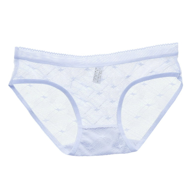 adviicd Lingery for Women Women's Disposable Underwear for Travel-Hospital  Stays- 103% Cotton Panties White Purple Medium 