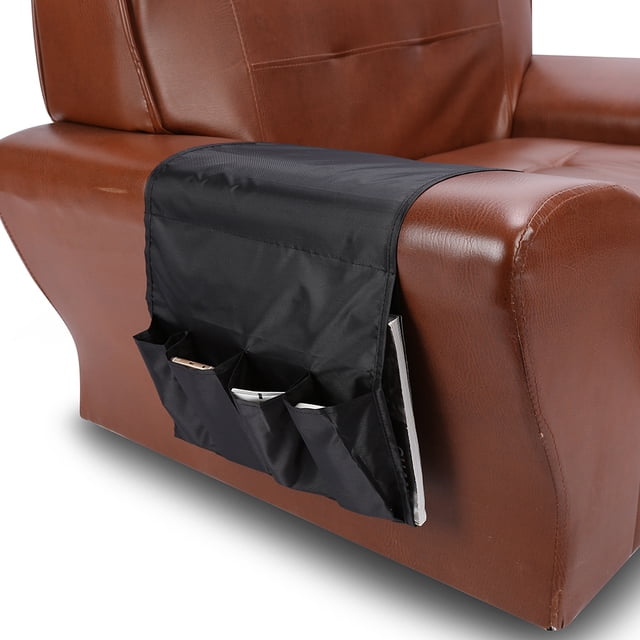 Fdit Bolsa de Almacenamiento Portátil Plegable con 4 Bolsas y 3 Colores Elegibles Almacenamiento Multifuncional para Sofá Organizador para Teléfono Control Remoto Socialme(Negro) Ecomeon no